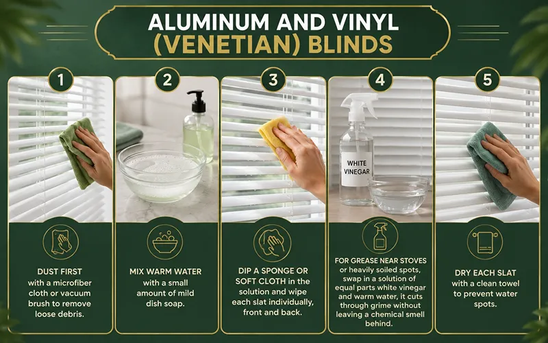 Aluminum and Vinyl (Venetian) Blinds