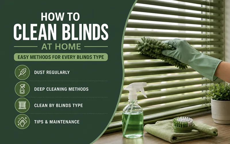 How to Clean Blinds at Home