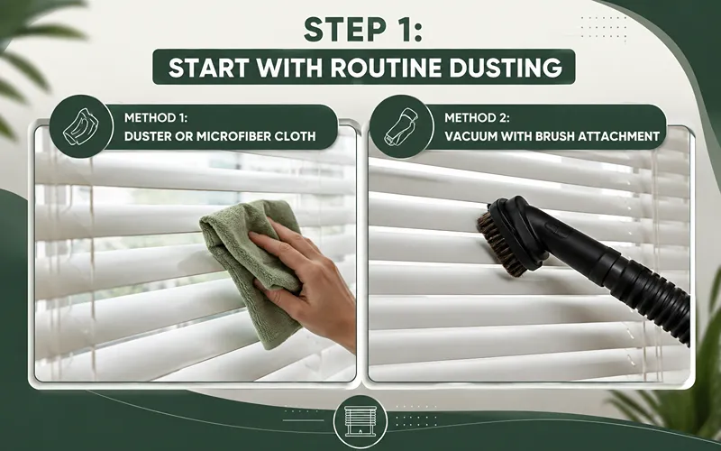 Step 1: Start With Routine Dusting